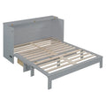 LOVEfabHOME - Queen Size Murphy Bed with Large Drawers
