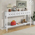 LOVEfabHOME - Rustic 4-drawer Entryway Console Table