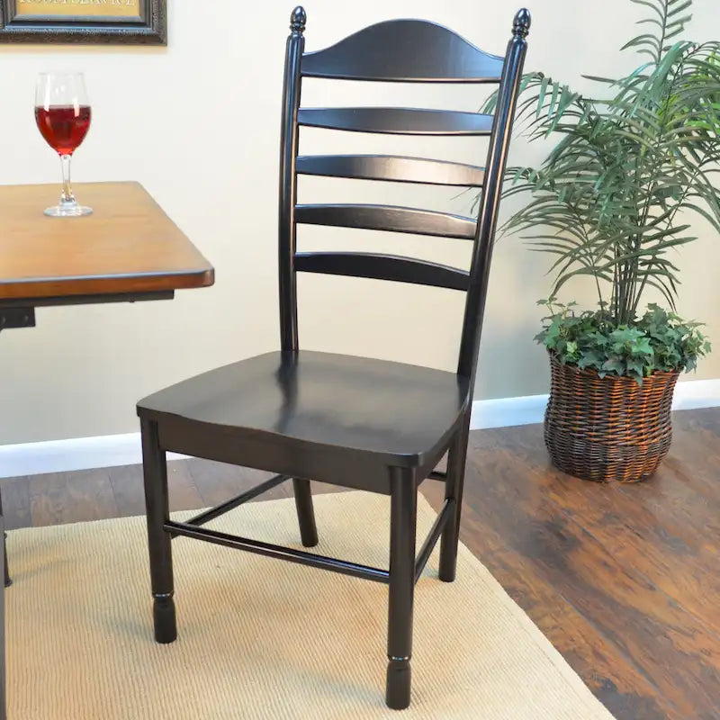 LOVEfabHOME - Solid Hardwood Ladder Back Dining Chair