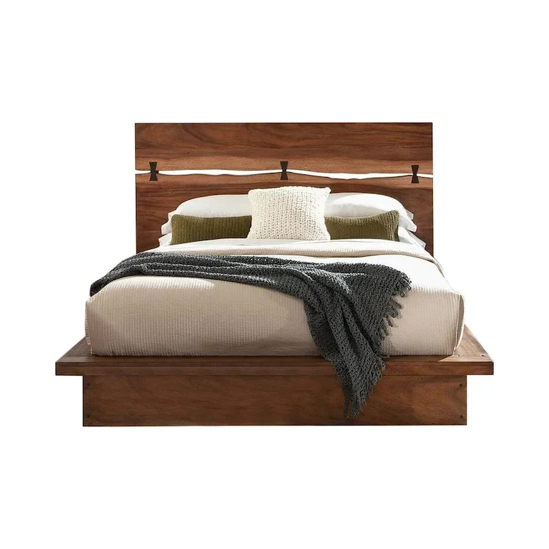 LOVEfabHOME - Bed in Smokey Walnut And Coffee Bean