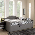 LOVEfabHOME - Fabric Upholstered Daybed with Button-Tufted Headboard