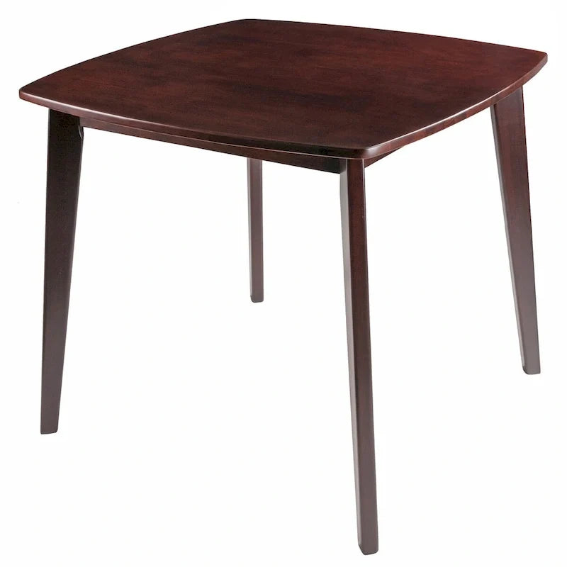 LOVEfabHOME - Dining Table, Walnut - 34.02 x 34.02 x 29.33 inches