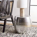 LOVEfabHOME - Silver Round Side Table 15"W x 15"D x 16"H