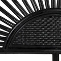 LOVEfabHOME - Rattan and Reclaimed Wood Sunburst Headboard