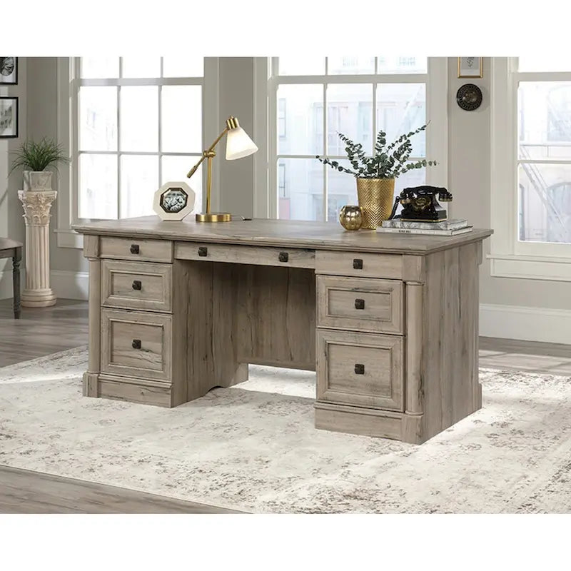 LOVEfabHOME - 65 Inch Traditional Executive Desk for Home Office