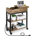 LOVEfabHOME - End Table with USB Ports and Outlets