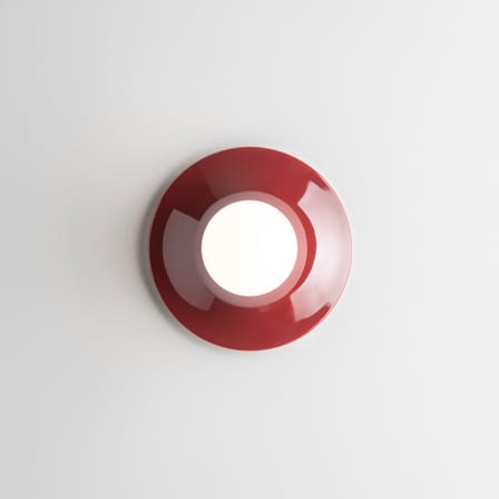 Wall Light Teti / Ceiling Light - Vico Magistretti, 1970 - Artemide | Ruby (Burgundy) - View 1