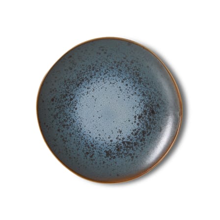 Set of 2 Dessert Plates 70s ceramics / Ø 17,5 cm - HK LIVING | Blue - View 4