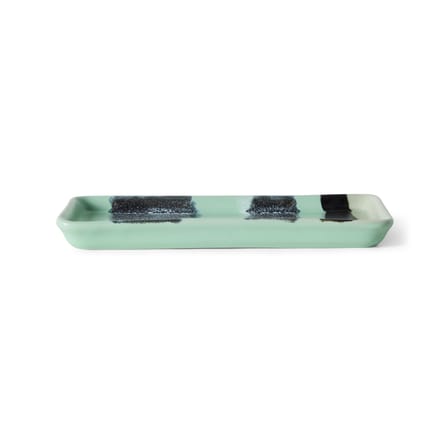 Dessert Plate 70s ceramics / 7,7 x 18 cm - HK LIVING | Green - View 4
