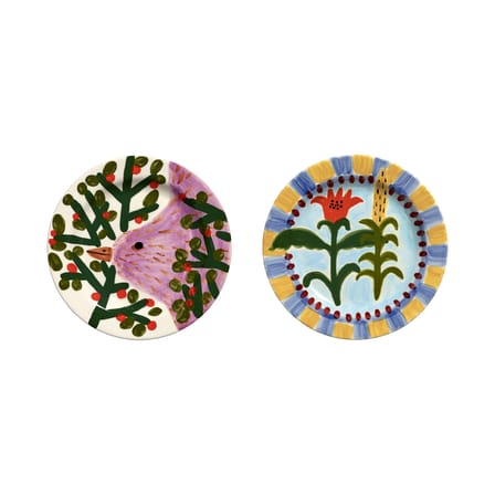 Set of 2 Plates Jane January 01 / Ø 25,8 cm - Serax | Multicolor - View 3