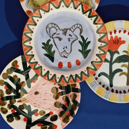 Set of 2 Plates Jane January 01 / Ø 25,8 cm - Serax | Multicolor - View 1