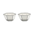Set of 2 Bowls Carte Blanche - Serax | White - Black - View 3