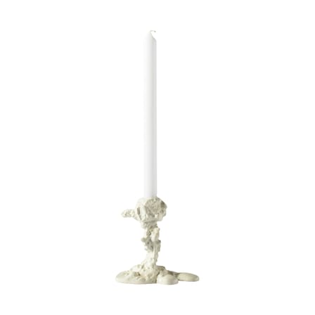 Candle Holder Drip Small Metal White / H 14 cm - POLSPOTTEN - View 2