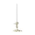 Candle Holder Drip Small Metal White / H 14 cm - POLSPOTTEN - View 2