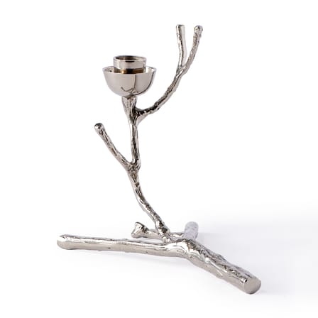 Candle Holder Twiggy XS Metal Silver / L 18 x H 14 cm - POLSPOTTEN - View 3