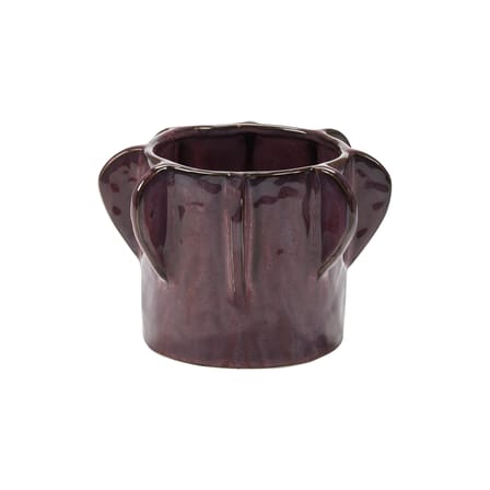 Planter Molly 02 Ceramic Purple / Vase - Ø 22 x H 15 cm - Serax | Eggplant - View 3