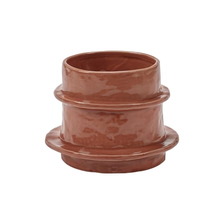 Planter Molly 04 Ceramic Orange / Vase - Ø 19.5 x H 15.5 cm - Serax - View 3