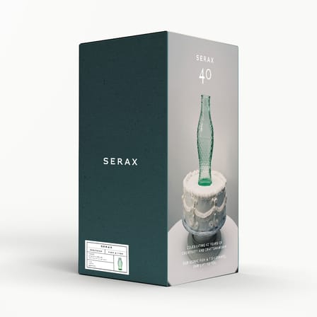 Carafe Fish & Fish 40 Years Glass Green / 85 cl - Serax | Green Clear - View 4