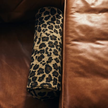 Cushion Panther Small / Ø 13 x 50 cm - HK LIVING | Panther Print - View 2