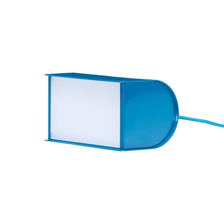 Table Lamp Book LED Metal Blue - HÜBSCH | Blue - Cable : Fabric Blue - View 2