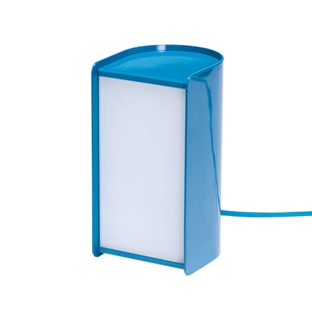 Table Lamp Book LED Metal Blue - HÜBSCH | Blue - Cable : Fabric Blue - View 3