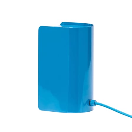 Table Lamp Book LED Metal Blue - HÜBSCH | Blue - Cable : Fabric Blue - View 4