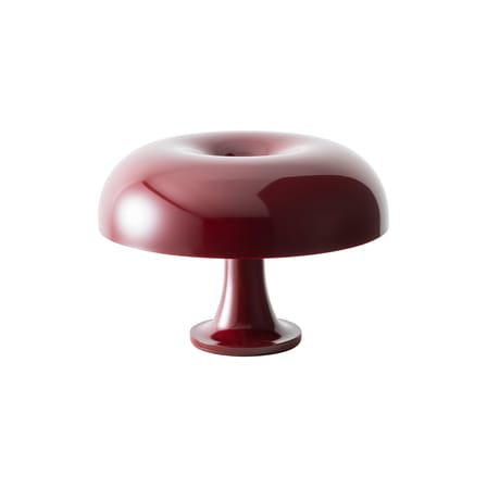 Table Lamp Nessino / Ø 32 cm - Mushroom Lamp Red ruby - Artemide | Ruby (Burgundy) - View 4