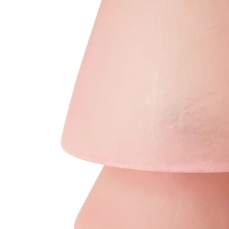 Table Lamp / H 27,5 cm - Fiberglass - HK LIVING | Pink - View 2