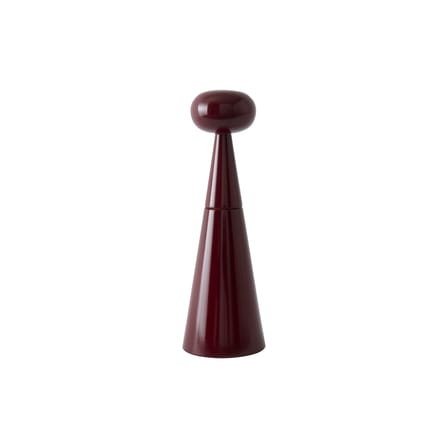 Spice Grinder Mill Small Wood Burgundy / H 25 cm - Tom Dixon - View 2