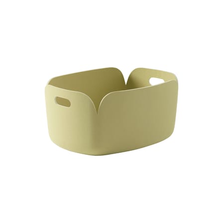 Basket Restore Fabric Green / 35 x 48 cm - Recycled Felt - Muuto | Green-Beige - View 3