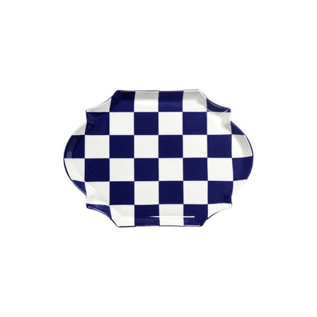 Serving Plate Fête des Bêtes Ceramic Blue / 36,6 x 26,5 cm - Serax | White - Blue - View 2