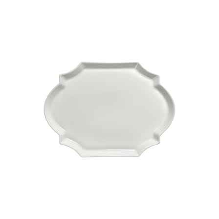 Serving Plate Perle Fine Ceramic White / 36,6 x 26,5 cm - Serax - View 2