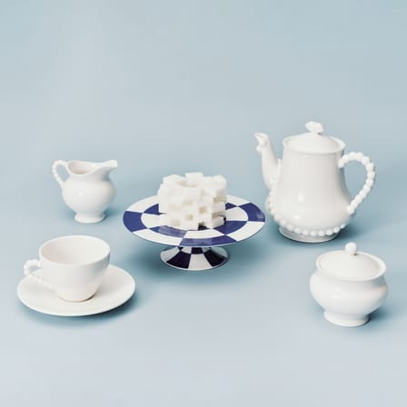 Creamer Perle Fine Ceramic White - Serax - View 2