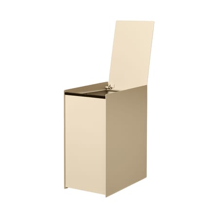 Bathroom Bin Sama Metal Beige / 5 Liters - Ferm Living | Beige Cashmere - View 4