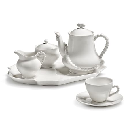 Sugar Bowl Perle Fine Ceramic White - Serax - View 4