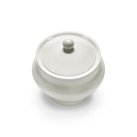 Sugar Bowl Perle Fine Ceramic White - Serax - View 3