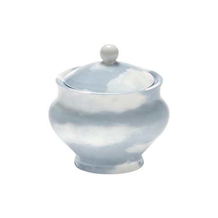 Sugar Bowl Rêves de Rêves Ceramic Blue - Serax | Sky Blue & White (Cloud pattern) - View 2