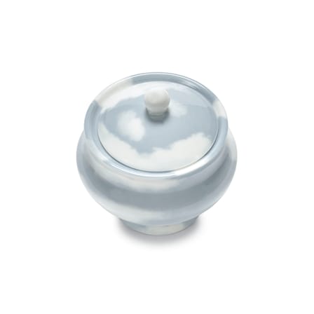 Sugar Bowl Rêves de Rêves Ceramic Blue - Serax | Sky Blue & White (Cloud pattern) - View 3