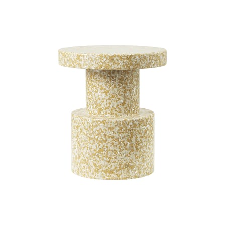 Stool Bit / H 42 cm - Recycled - Normann Copenhagen | Mustard Speckled White - View 4