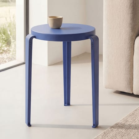 Stackable Stool Lou Chroma Wood Blue / Certified Wood - TIPTOE | Azure Blue - View 3