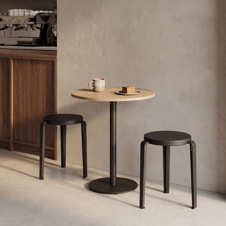 Stackable Stool Lou Chroma Wood Black / Certified Wood - TIPTOE | Black graphite - View 1