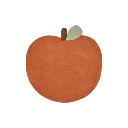 Rug Apple / 110 x 100 cm - New Zealand Wool Hand-Tufted - Ferm Living | Terracotta - View 3