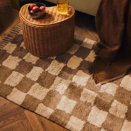 Rug Mara Beige / 80 x 150 cm - Ferm Living | Camel - View 1