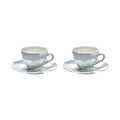 Set of 2 Cups and Saucers Rêves de Rêves - Serax | Sky Blue & White (Cloud pattern) - View 2