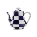 Teapot Fête des Bêtes Ceramic Blue - Serax | White - Blue - View 2