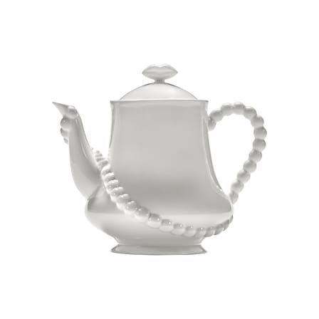 Teapot Perle Fine Ceramic White - Serax - View 2
