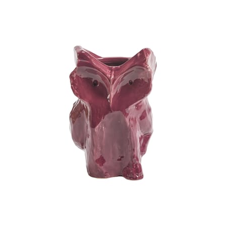 Vase After Midnight Owl Ceramic Purple / XS - H 12 cm - Serax | Eggplant - View 3