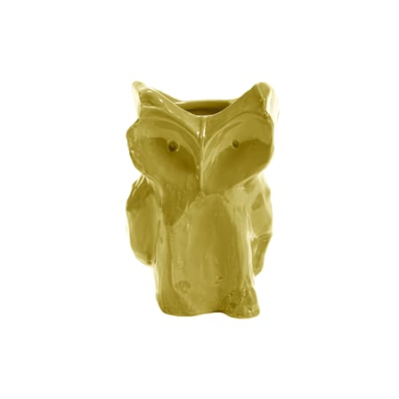 Vase After Midnight Owl Ceramic Yellow / Small - H 23 cm - Serax - View 3