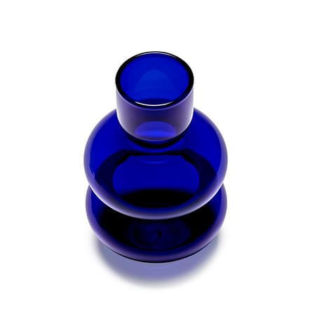 Vase Bubble Glass Blue / H 15 cm - Serax - View 4