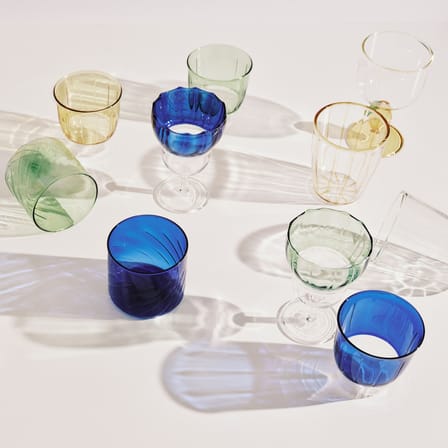 Set of 4 Wine Glasses Yam 06 - Serax | Yellow - View 1